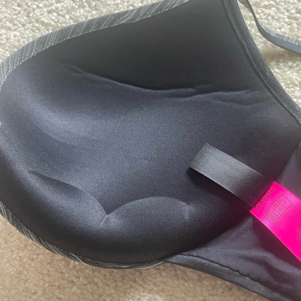 La SENZA Charcoal and Black Bra - Picture 4 of 5